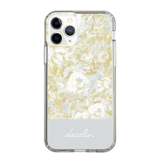 Slim Protection Case［ dazzlin - PaintFlower - Light Blue ］