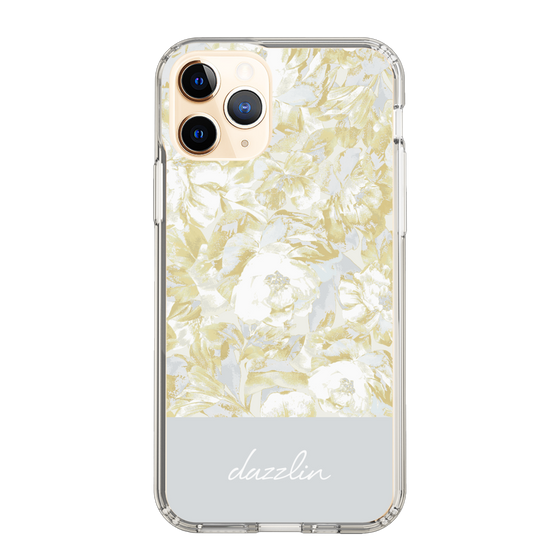 Slim Protection Case［ dazzlin - PaintFlower - Light Blue ］