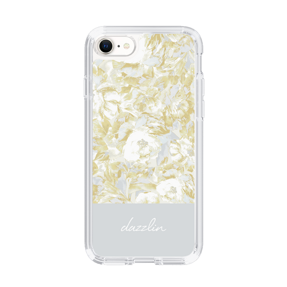 Slim Protection Case［ dazzlin - PaintFlower - Light Blue ］