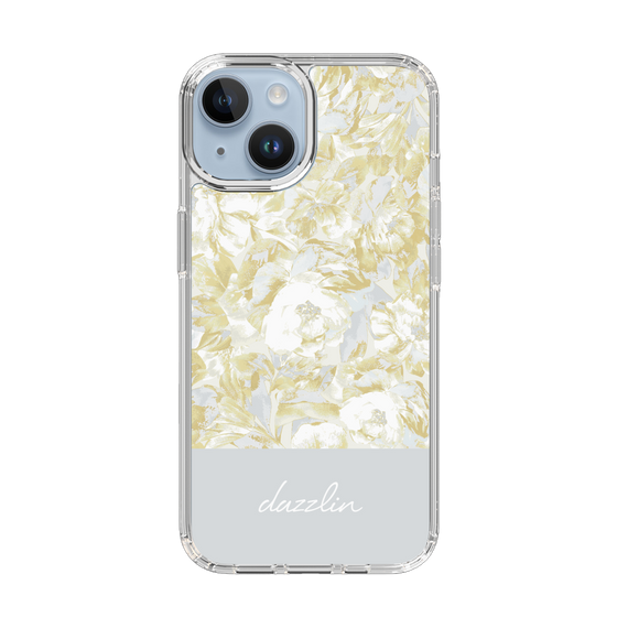 Slim Protection Case［ dazzlin - PaintFlower - Light Blue ］