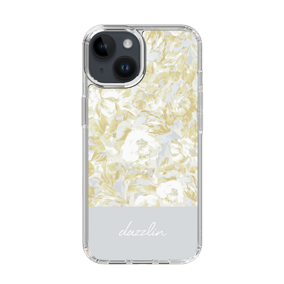 Slim Protection Case［ dazzlin - PaintFlower - Light Blue ］