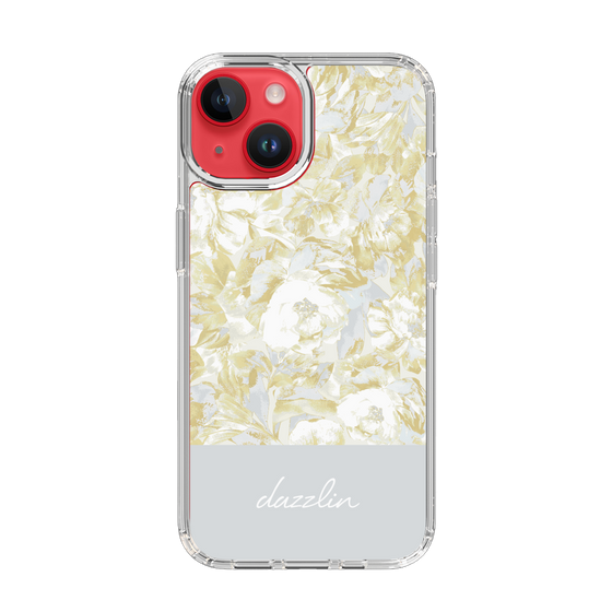 Slim Protection Case［ dazzlin - PaintFlower - Light Blue ］
