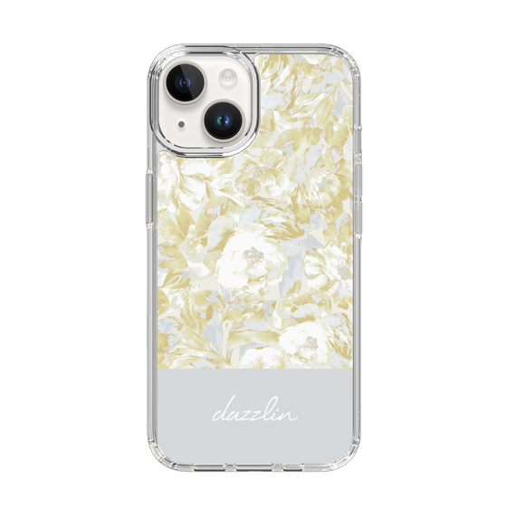 Slim Protection Case［ dazzlin - PaintFlower - Light Blue ］