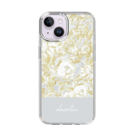 Slim Protection Case［ dazzlin - PaintFlower - Light Blue ］