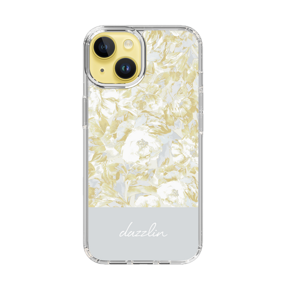 Slim Protection Case［ dazzlin - PaintFlower - Light Blue ］