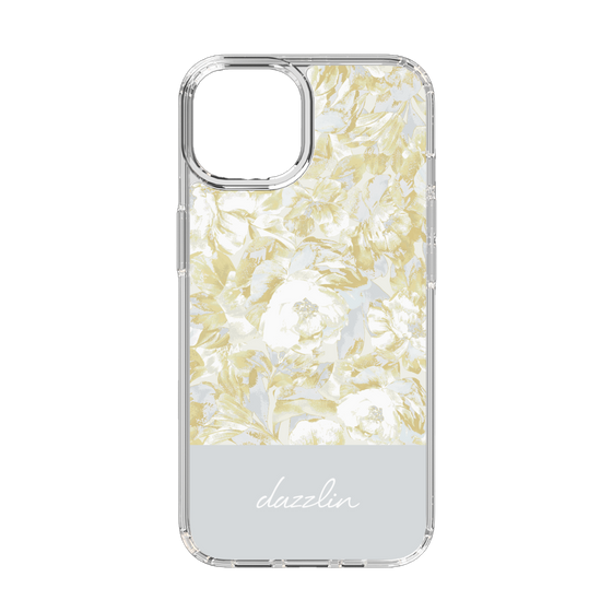 Slim Protection Case［ dazzlin - PaintFlower - Light Blue ］