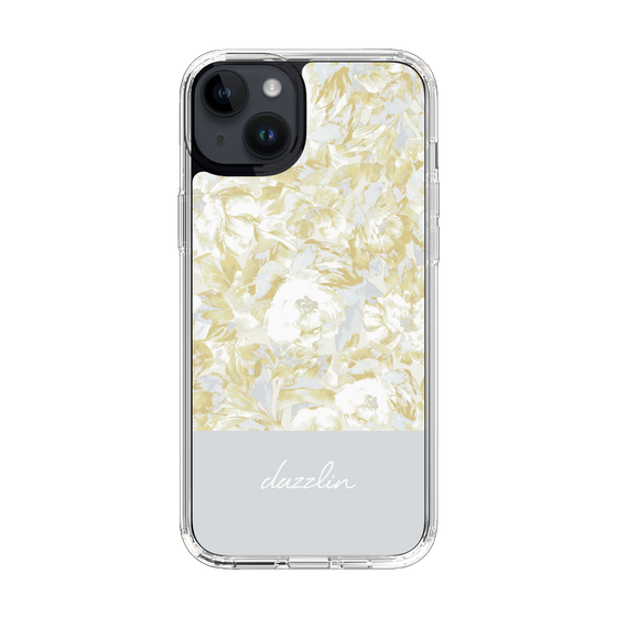 Slim Protection Case［ dazzlin - PaintFlower - Light Blue ］