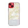 Slim Protection Case［ dazzlin - PaintFlower - Light Blue ］