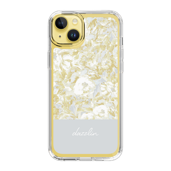 Slim Protection Case［ dazzlin - PaintFlower - Light Blue ］