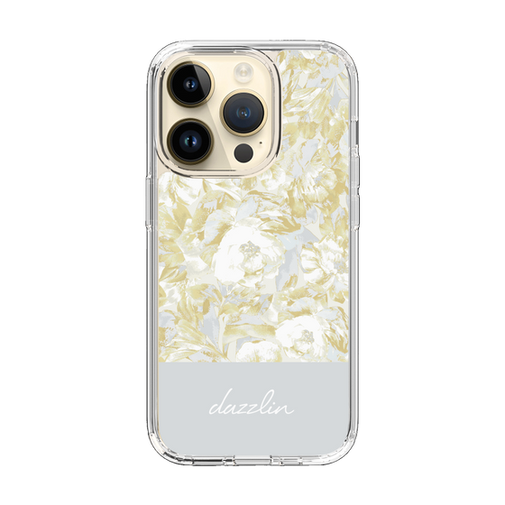 Slim Protection Case［ dazzlin - PaintFlower - Light Blue ］