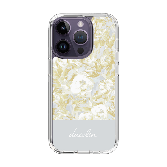 Slim Protection Case［ dazzlin - PaintFlower - Light Blue ］