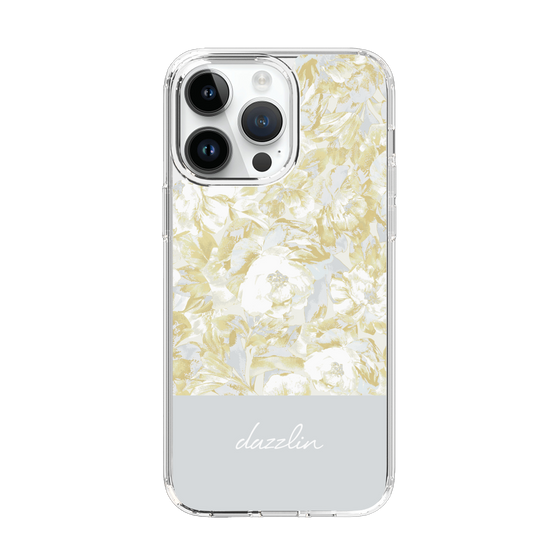 Slim Protection Case［ dazzlin - PaintFlower - Light Blue ］