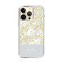 Slim Protection Case［ dazzlin - PaintFlower - Light Blue ］