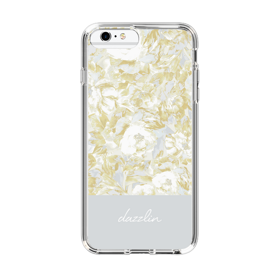 Slim Protection Case［ dazzlin - PaintFlower - Light Blue ］