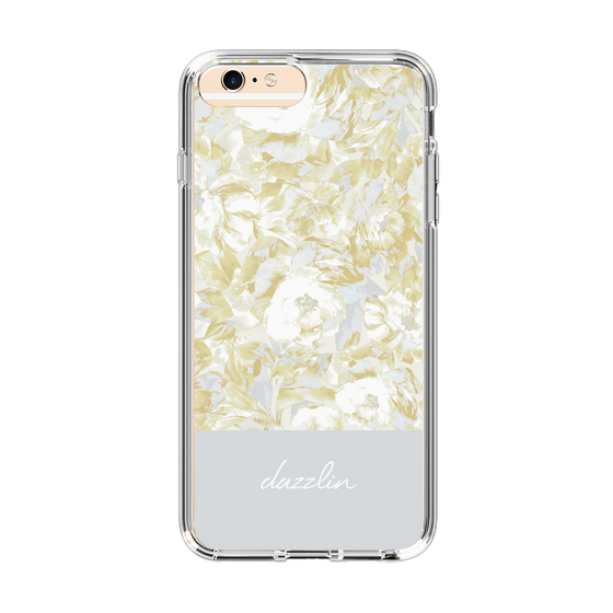 Slim Protection Case［ dazzlin - PaintFlower - Light Blue ］
