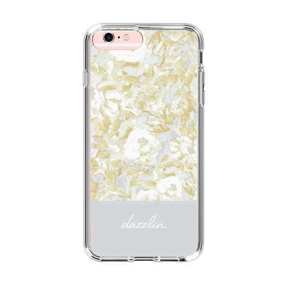 Slim Protection Case［ dazzlin - PaintFlower - Light Blue ］