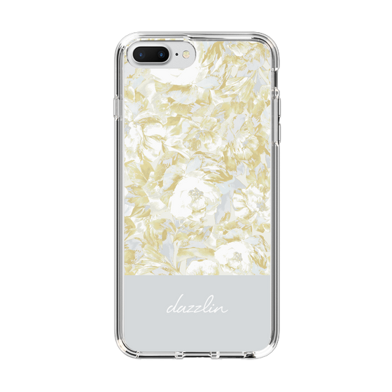 Slim Protection Case［ dazzlin - PaintFlower - Light Blue ］