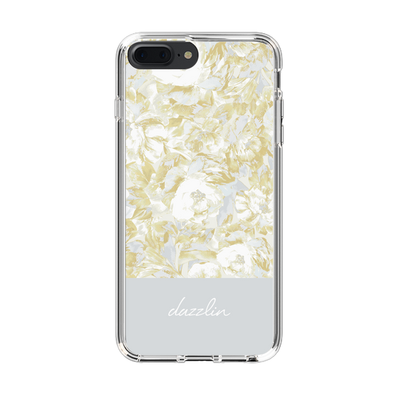 Slim Protection Case［ dazzlin - PaintFlower - Light Blue ］