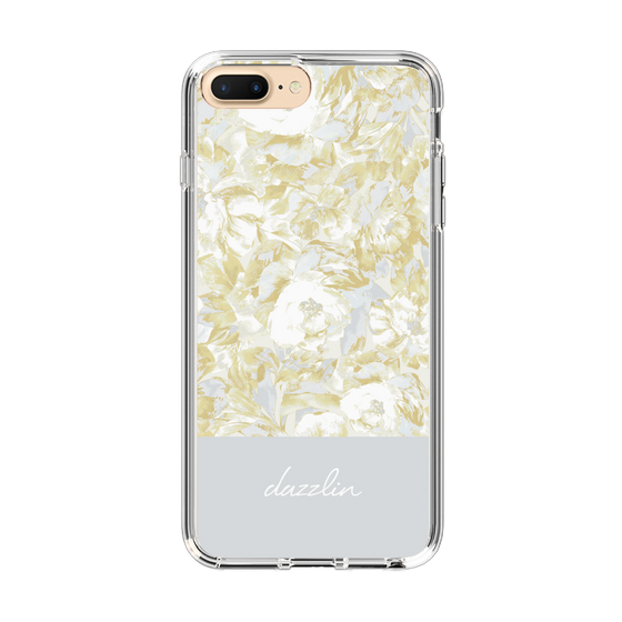 Slim Protection Case［ dazzlin - PaintFlower - Light Blue ］