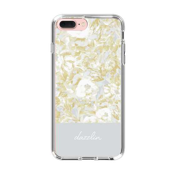 Slim Protection Case［ dazzlin - PaintFlower - Light Blue ］