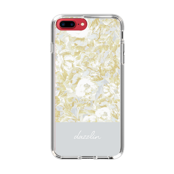 Slim Protection Case［ dazzlin - PaintFlower - Light Blue ］