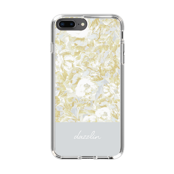 Slim Protection Case［ dazzlin - PaintFlower - Light Blue ］