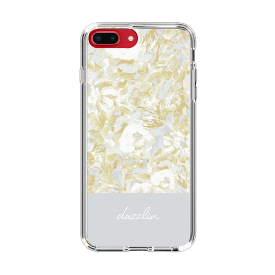 Slim Protection Case［ dazzlin - PaintFlower - Light Blue ］