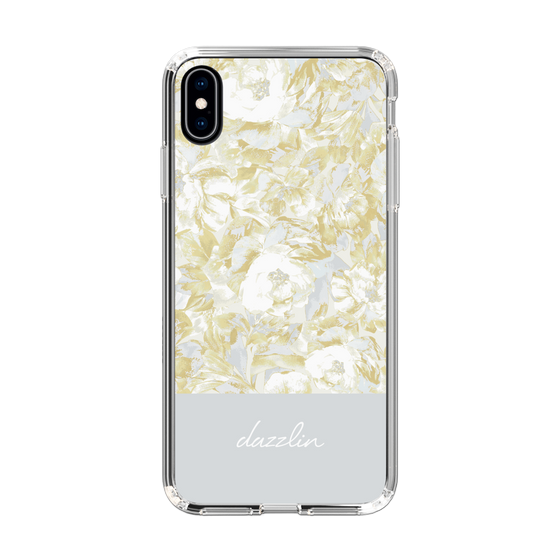 Slim Protection Case［ dazzlin - PaintFlower - Light Blue ］