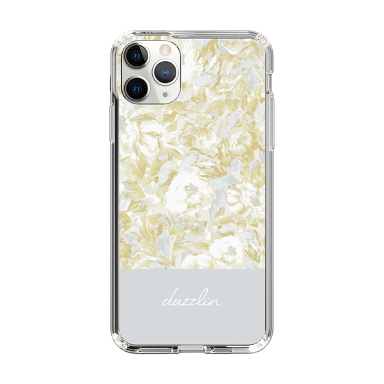 Slim Protection Case［ dazzlin - PaintFlower - Light Blue ］