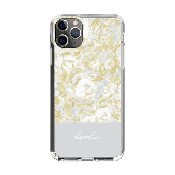 Slim Protection Case［ dazzlin - PaintFlower - Light Blue ］