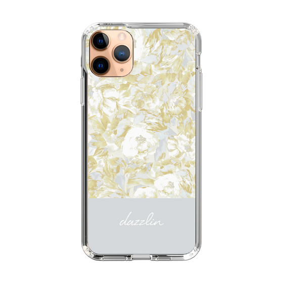 Slim Protection Case［ dazzlin - PaintFlower - Light Blue ］