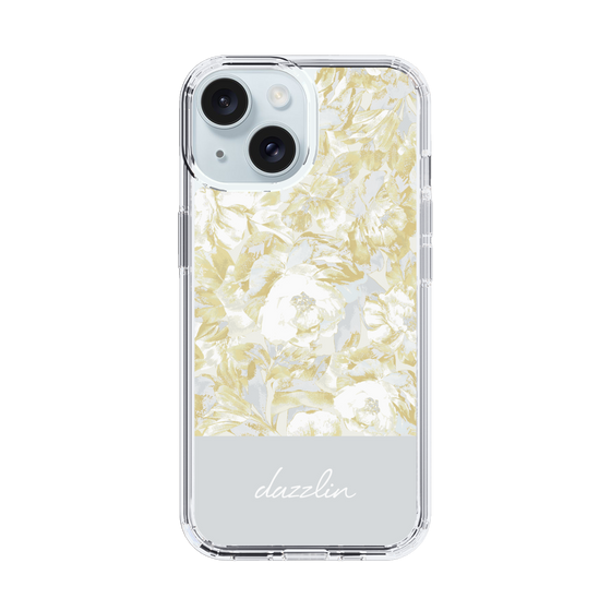 Slim Protection Case［ dazzlin - PaintFlower - Light Blue ］