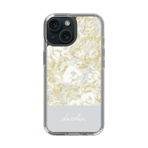 Slim Protection Case［ dazzlin - PaintFlower - Light Blue ］