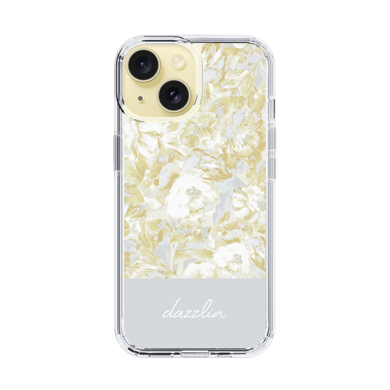 Slim Protection Case［ dazzlin - PaintFlower - Light Blue ］