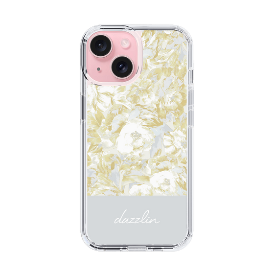 Slim Protection Case［ dazzlin - PaintFlower - Light Blue ］