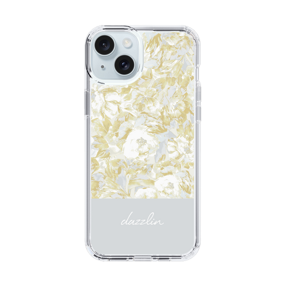 Slim Protection Case［ dazzlin - PaintFlower - Light Blue ］