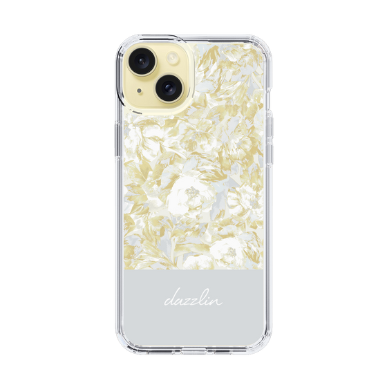 Slim Protection Case［ dazzlin - PaintFlower - Light Blue ］