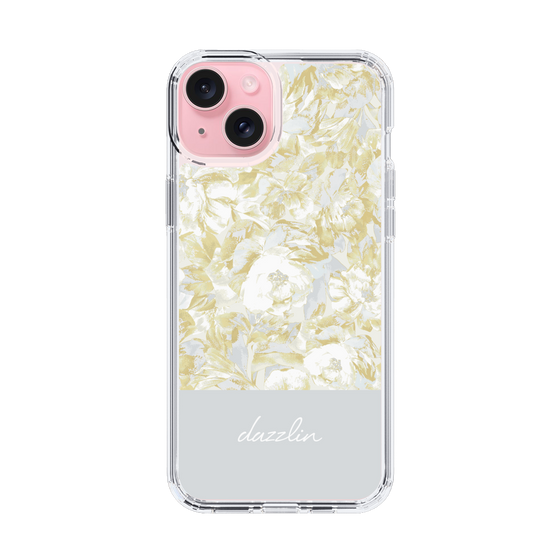 Slim Protection Case［ dazzlin - PaintFlower - Light Blue ］