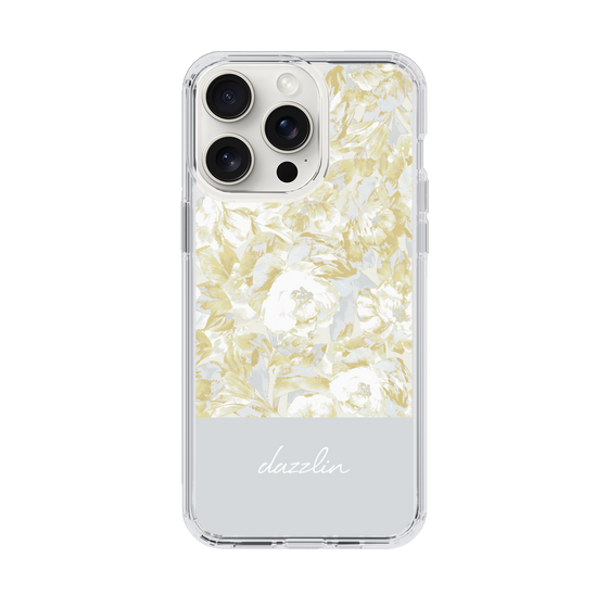Slim Protection Case［ dazzlin - PaintFlower - Light Blue ］