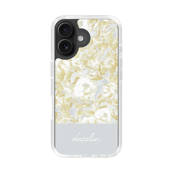 Slim Protection Case［ dazzlin - PaintFlower - Light Blue ］