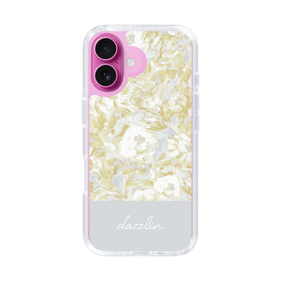 Slim Protection Case［ dazzlin - PaintFlower - Light Blue ］