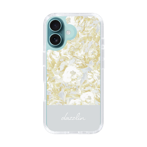 Slim Protection Case［ dazzlin - PaintFlower - Light Blue ］