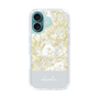 Slim Protection Case［ dazzlin - PaintFlower - Light Blue ］