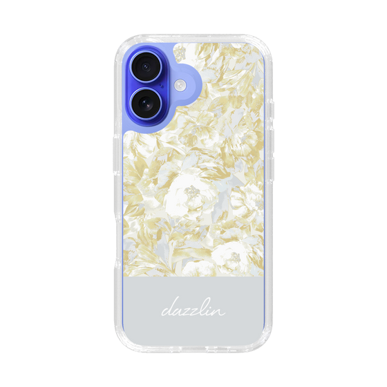 Slim Protection Case［ dazzlin - PaintFlower - Light Blue ］