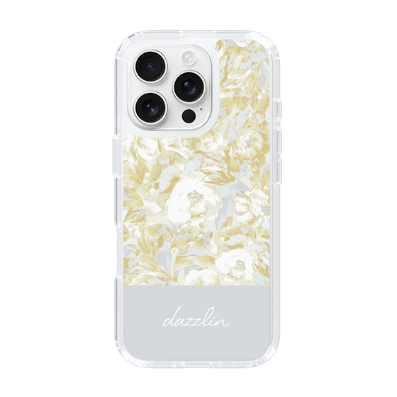 Slim Protection Case［ dazzlin - PaintFlower - Light Blue ］
