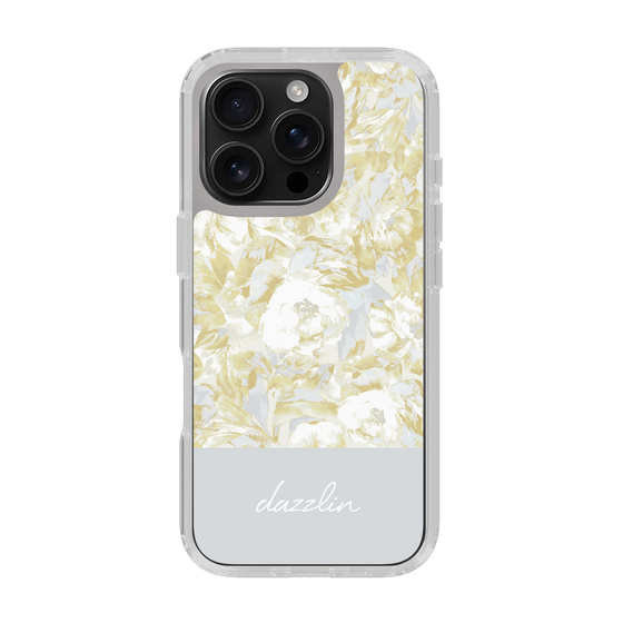 Slim Protection Case［ dazzlin - PaintFlower - Light Blue ］