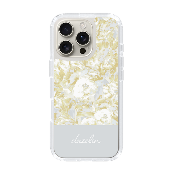 Slim Protection Case［ dazzlin - PaintFlower - Light Blue ］