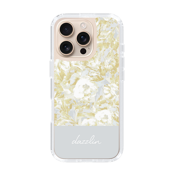 Slim Protection Case［ dazzlin - PaintFlower - Light Blue ］