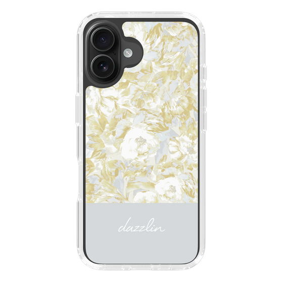 Slim Protection Case［ dazzlin - PaintFlower - Light Blue ］