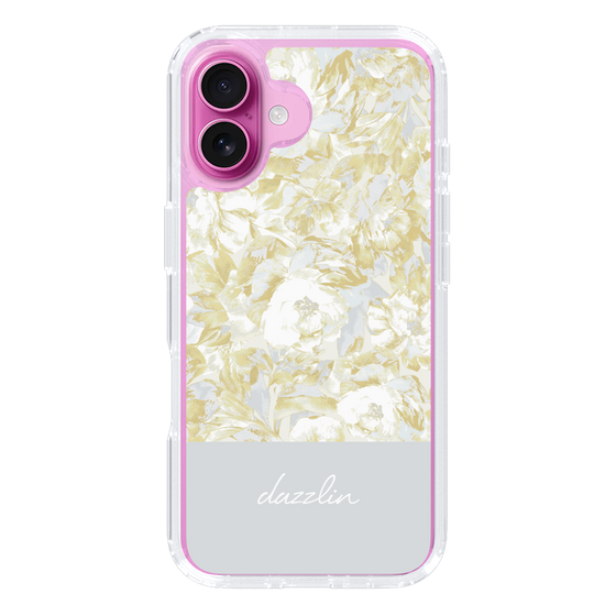 Slim Protection Case［ dazzlin - PaintFlower - Light Blue ］